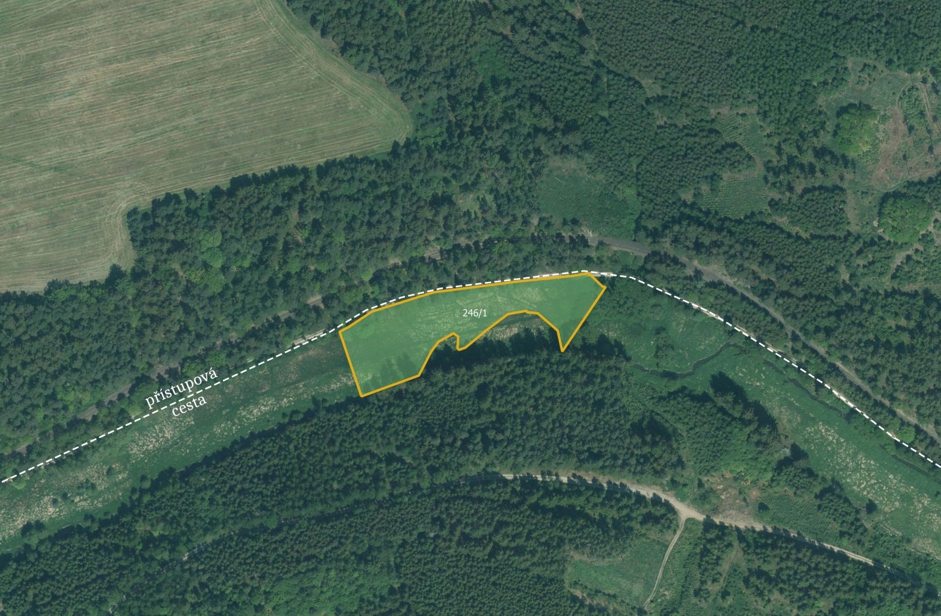 Louka, 4 514 m²