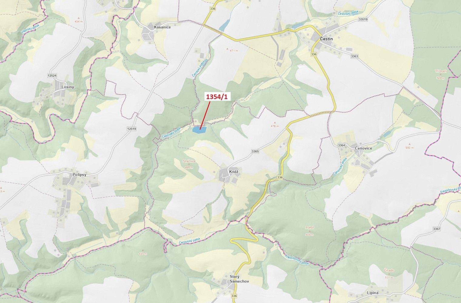 Lesy, Čestín, okres Kutná Hora, Středočeský kraj - 1