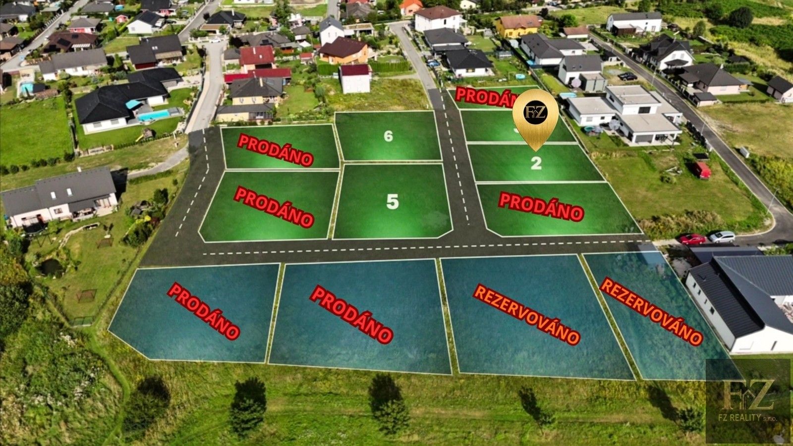 Pozemky pro bydlení, Planá nad Lužnicí, 687 m² - 1