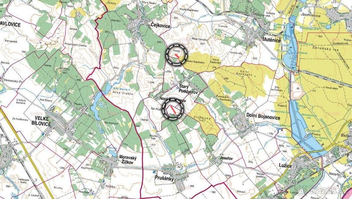 Prodej pozemek pro bydlení - Mutěnice, 696 11