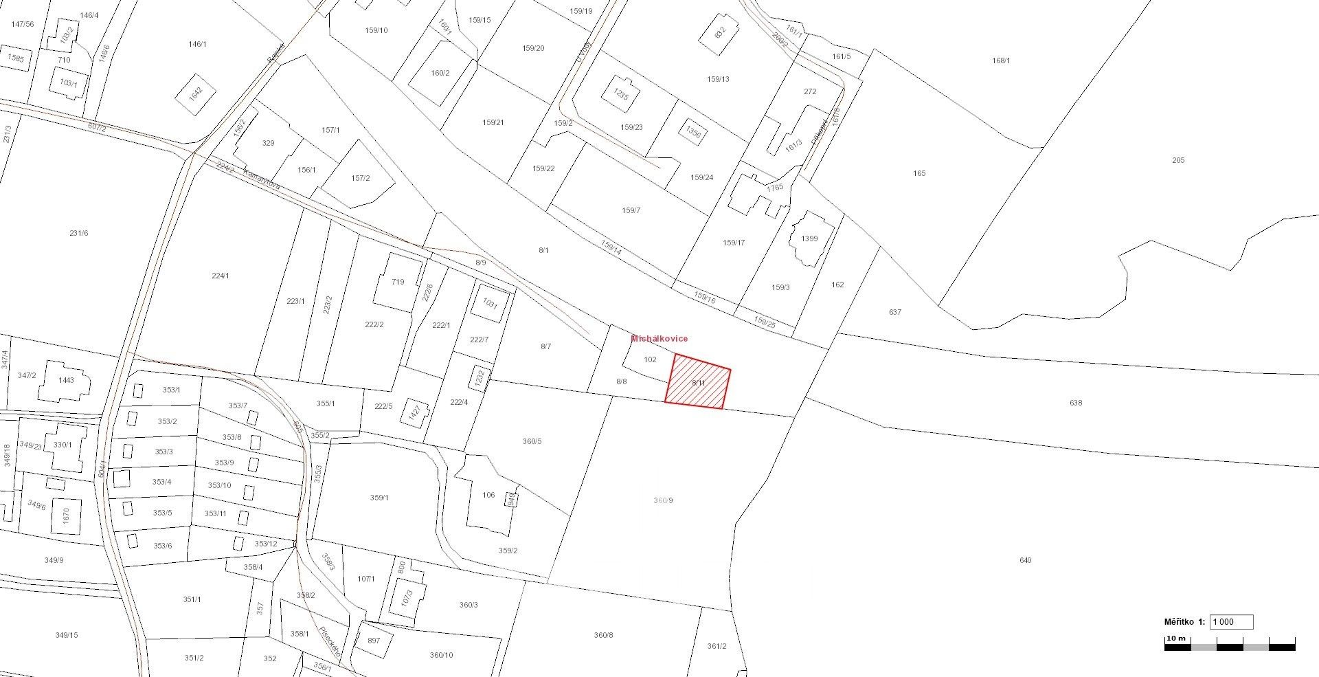 Prodej pozemek pro bydlení - Kamarýtova, Ostrava