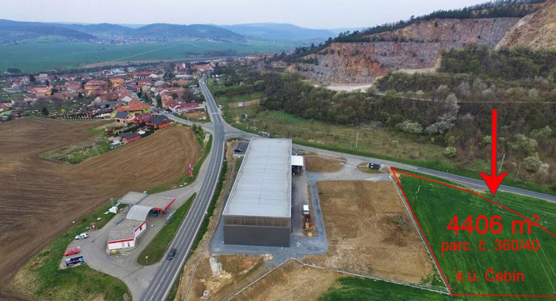 Prodej komerční pozemek - Čebín, okres Brno-venkov, Jihomoravský kraj - 5
