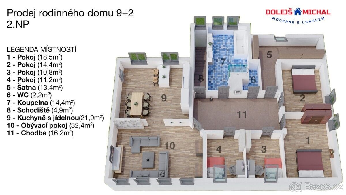 Prodej rodinný dům - Dolní Břežany, 252 41