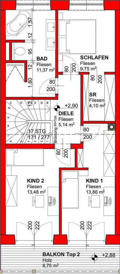 Pronájem rodinný dům - Fichtenweg 11 b Hochburg-Ach Holzgassen Oberösterreich 5122, 120 m² - 5