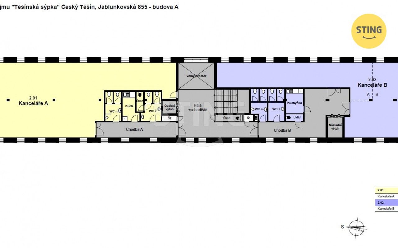 Pronájem kancelář - Jablunkovská, Český Těšín, 247 m² - 5