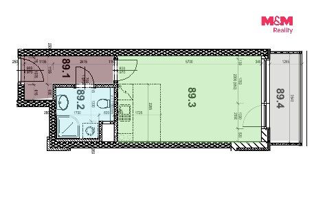 Prodej byt 1+kk - Milotická, Praha, 32 m² - 5