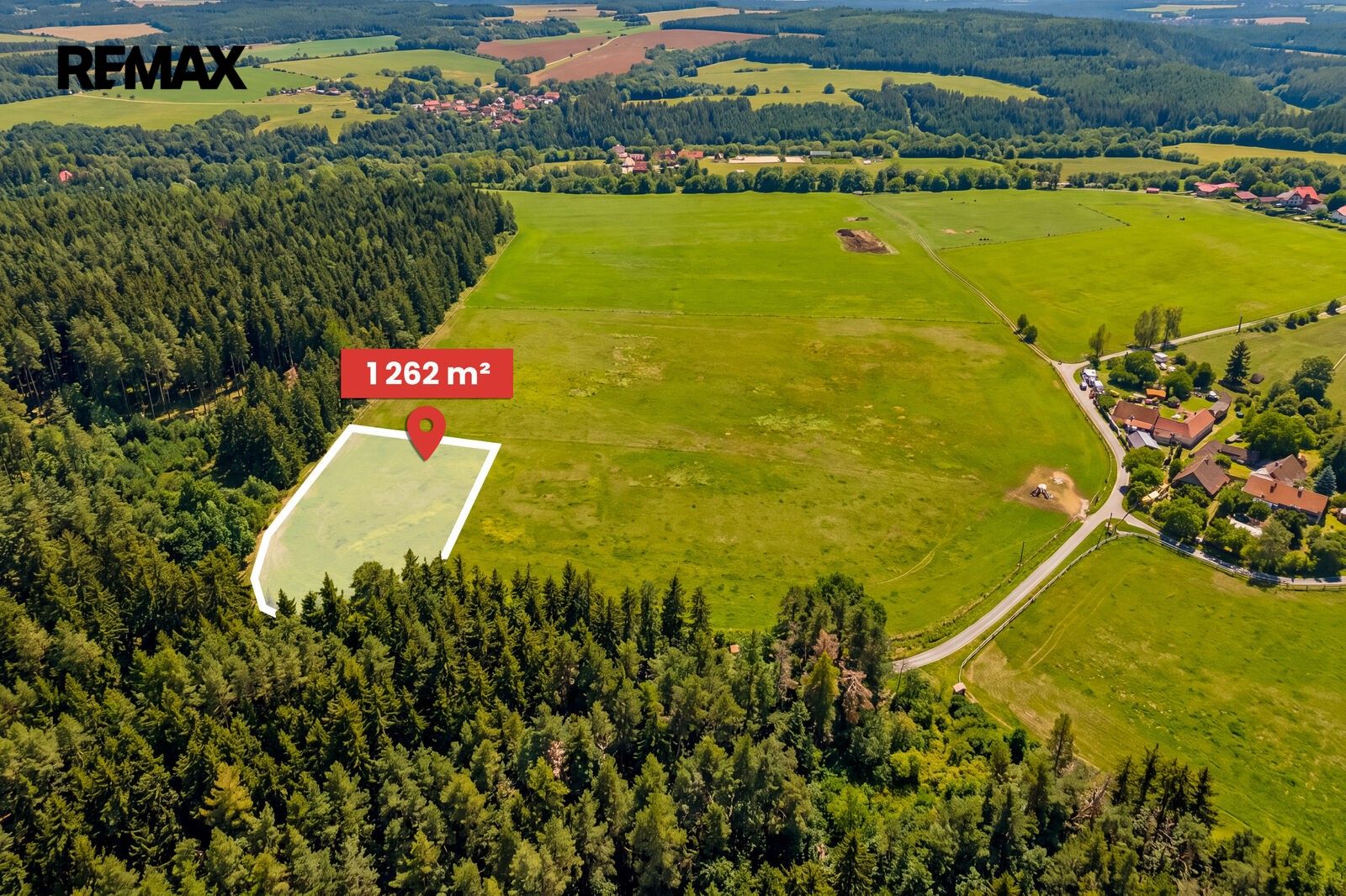 Pozemek pro bydlení, 1 262 m²
