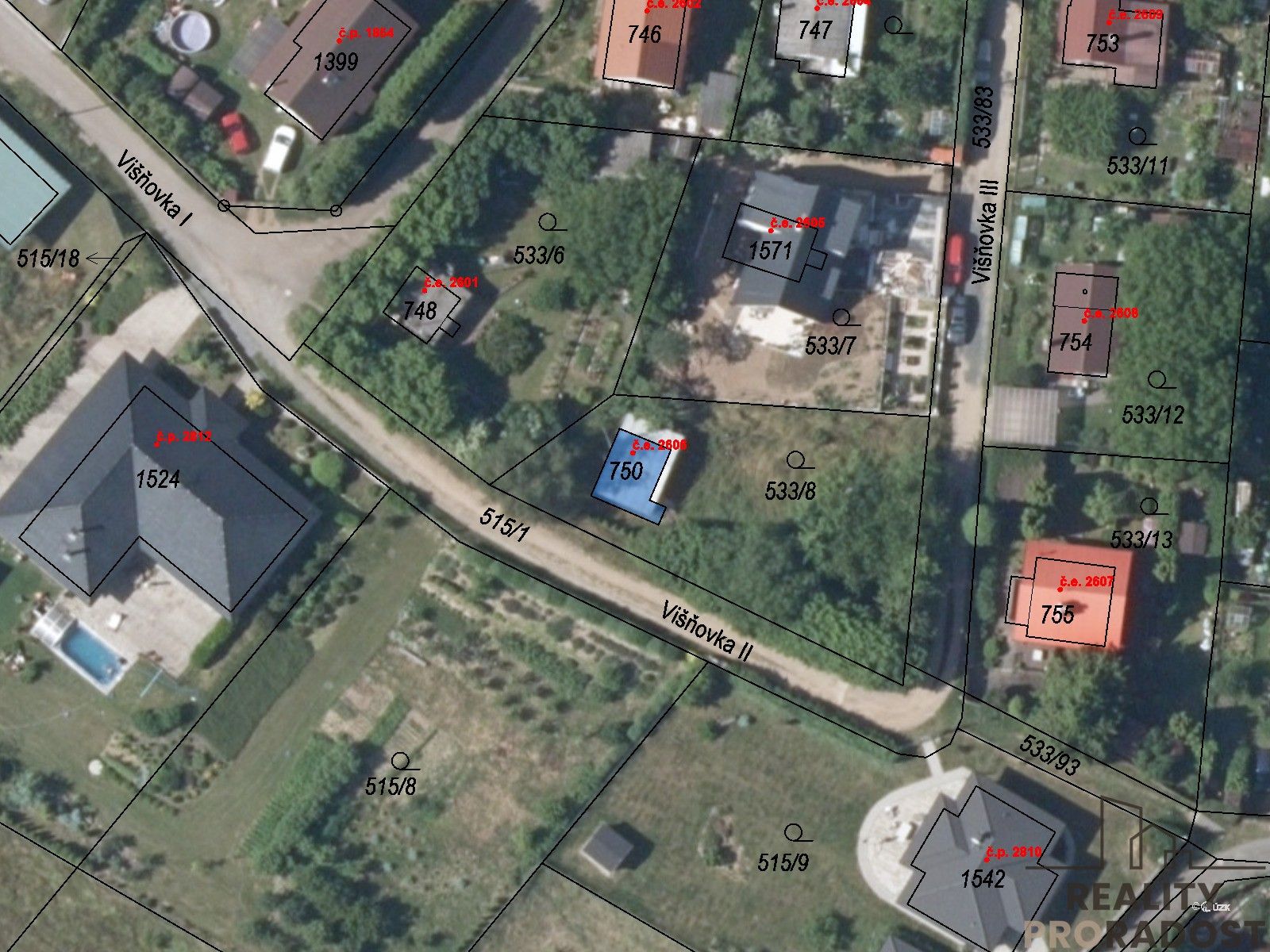 Pozemek pro bydlení · 602 m² · Višňovka II, Kamenice Těptín - 3