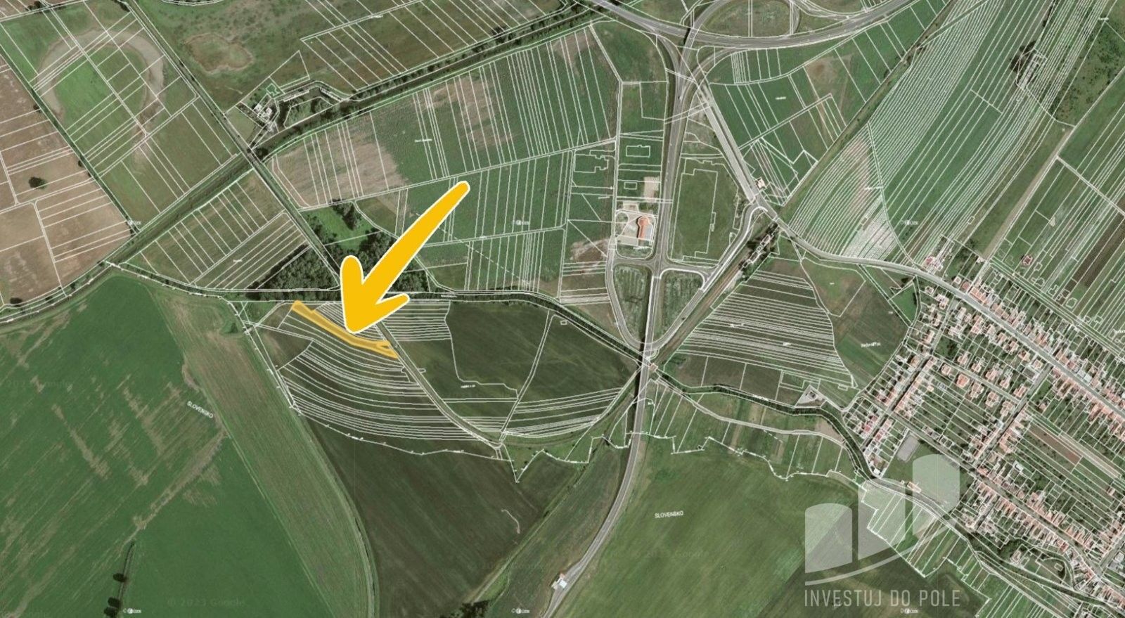 Prodej zemědělský pozemek - Sudoměřice, 1 636 m²