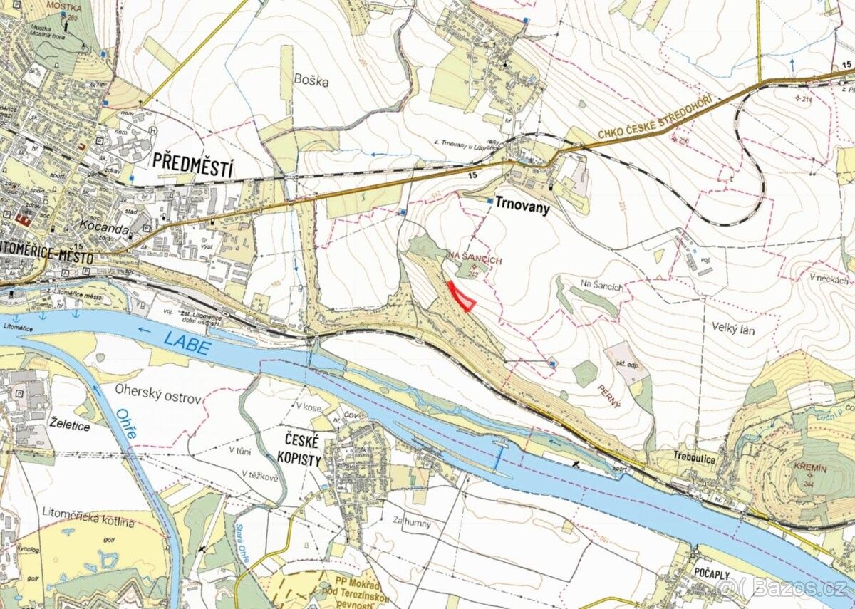 Prodej pozemek pro bydlení - Litoměřice, 412 01