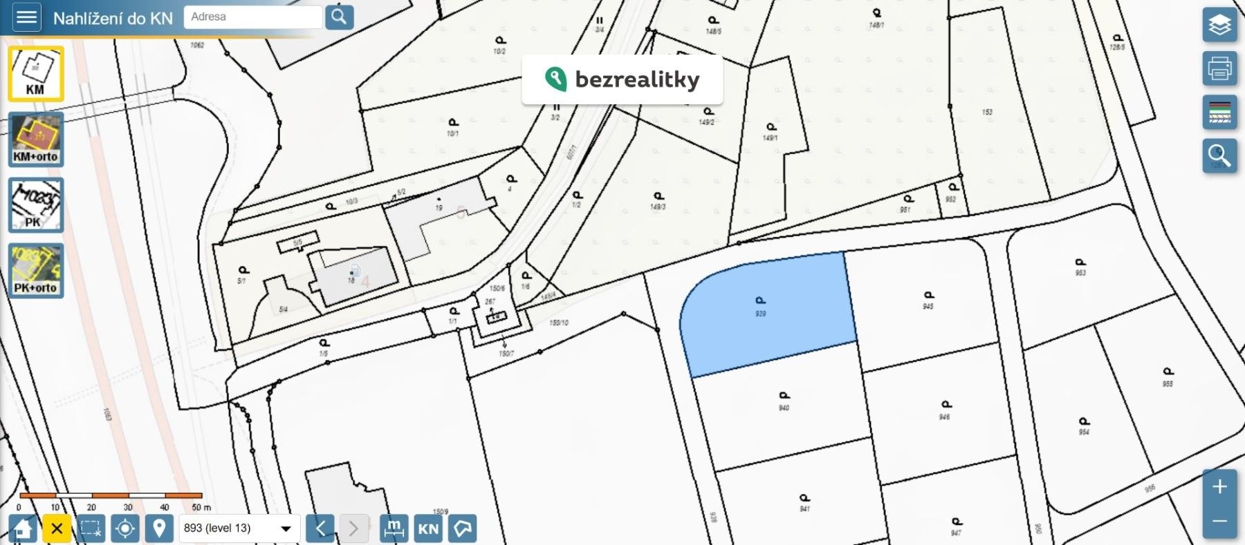 Prodej pozemek pro bydlení - Paceřice