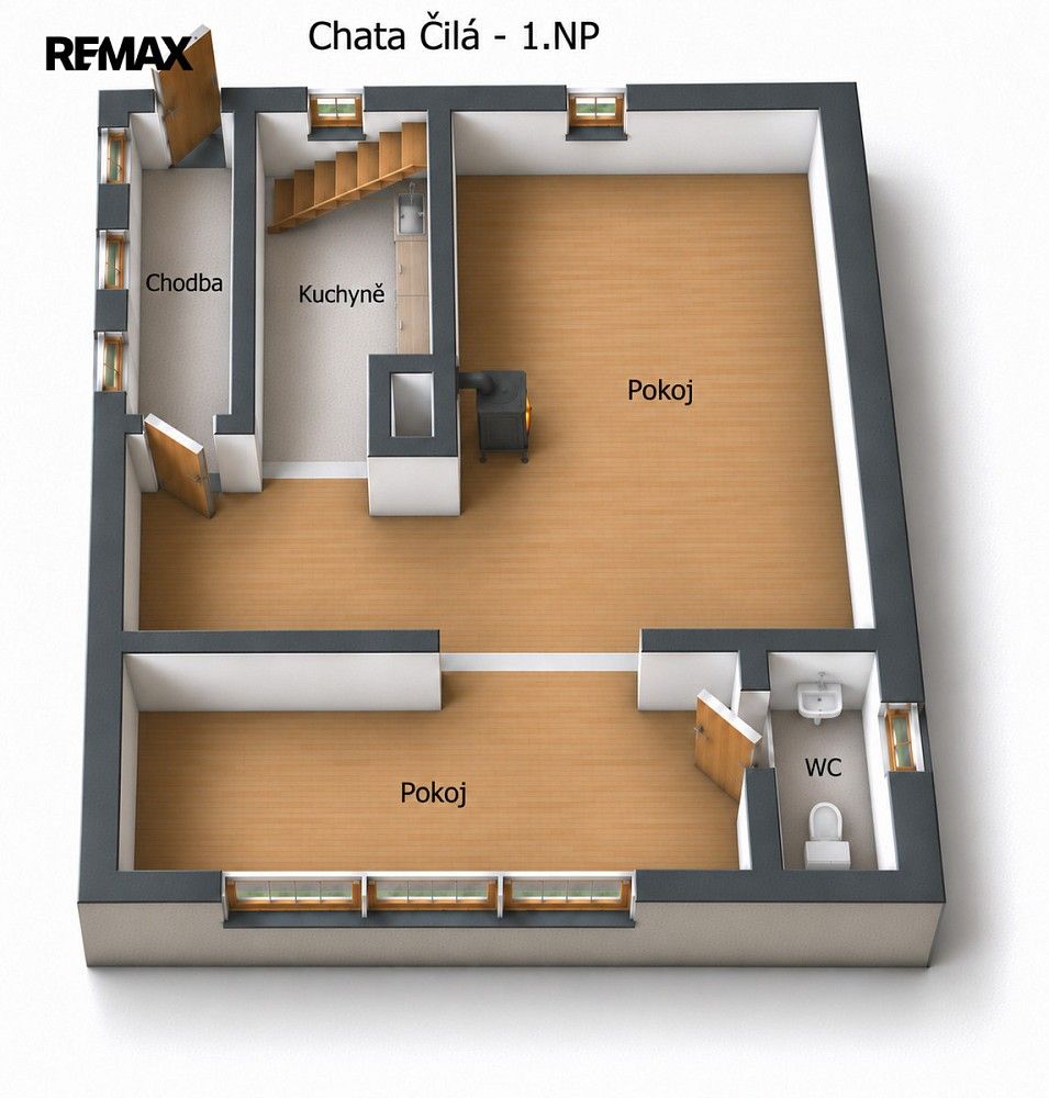 Prodej chalupa - Čilá, okres Rokycany, Plzeňský kraj, 69 m² - 2