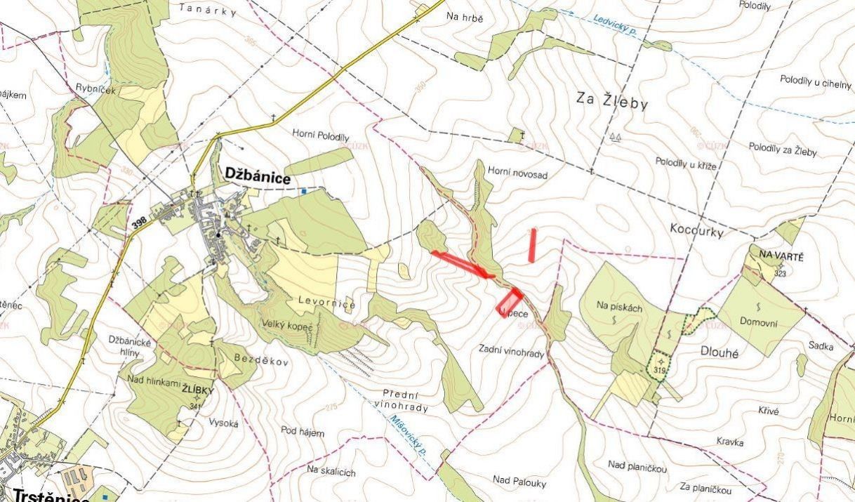 Prodej zemědělský pozemek - Džbánice