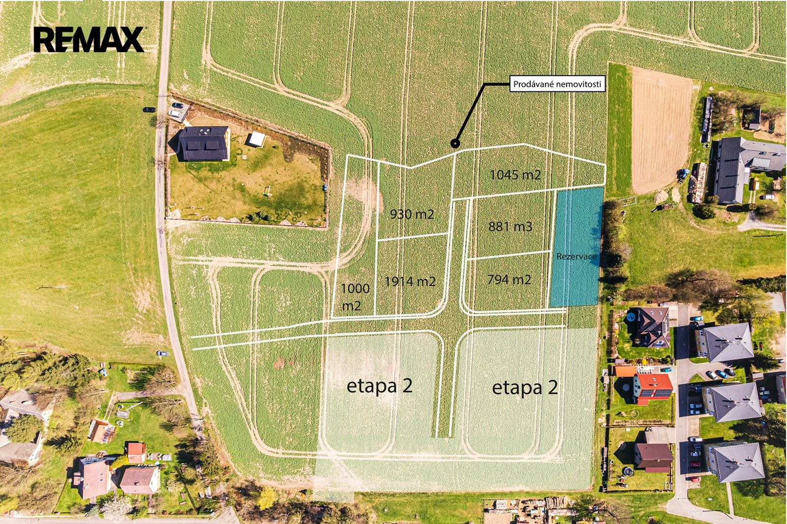 Pozemek pro bydlení, 1 045 m²