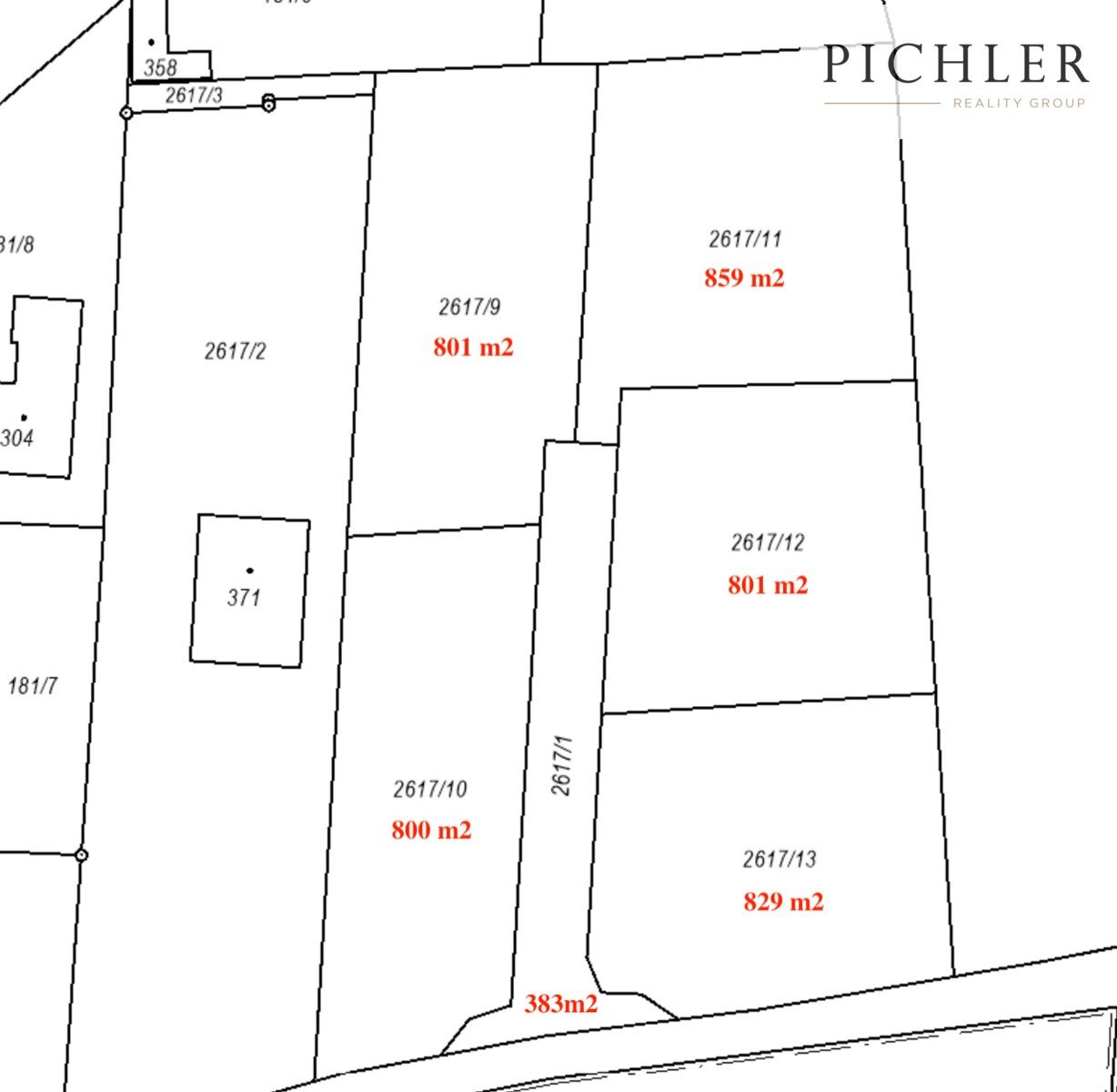 Pozemek pro bydlení · 801 m² · Hromnice - 3