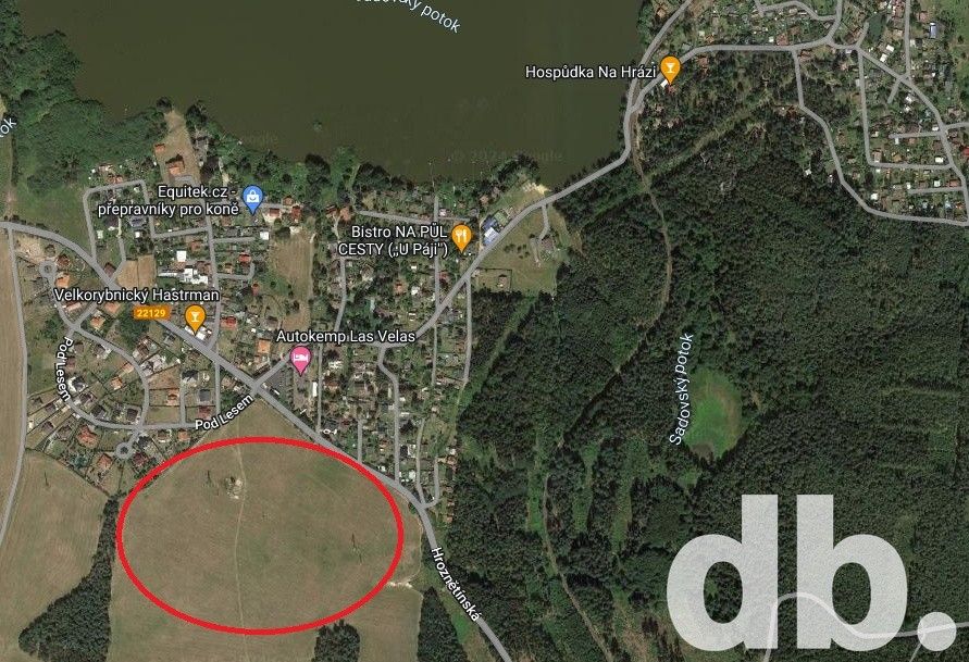 Prodej pozemek pro bydlení - Velký Rybník, Hroznětín