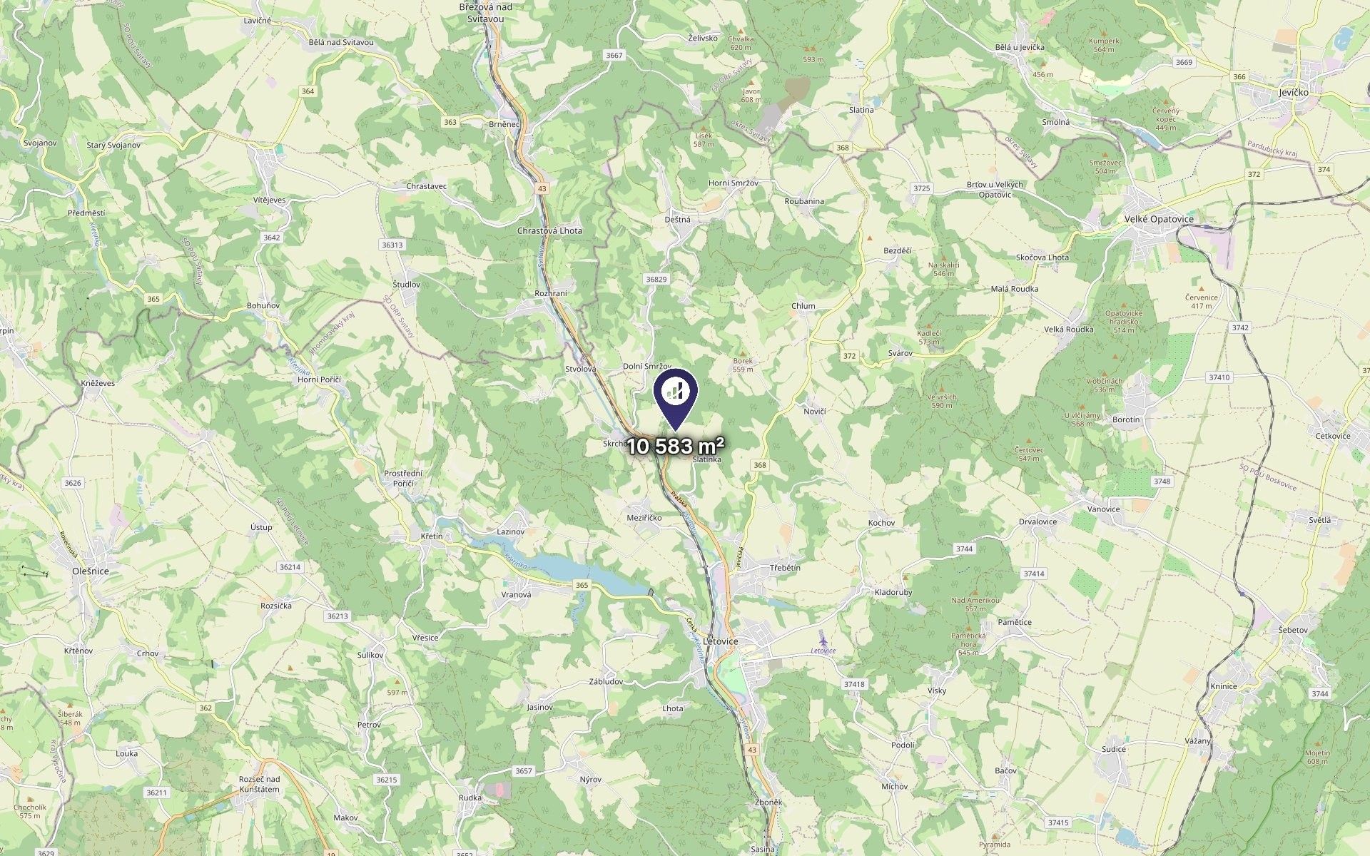 Zemědělský pozemek · 10 583 m² · Letovice - 3