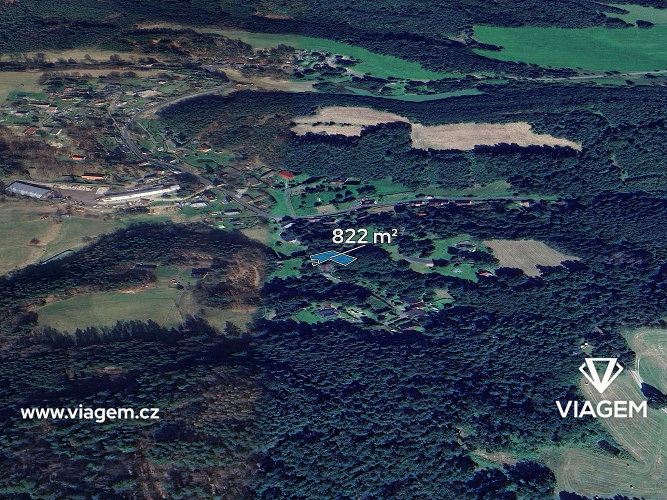 Zahrada, 822 m²