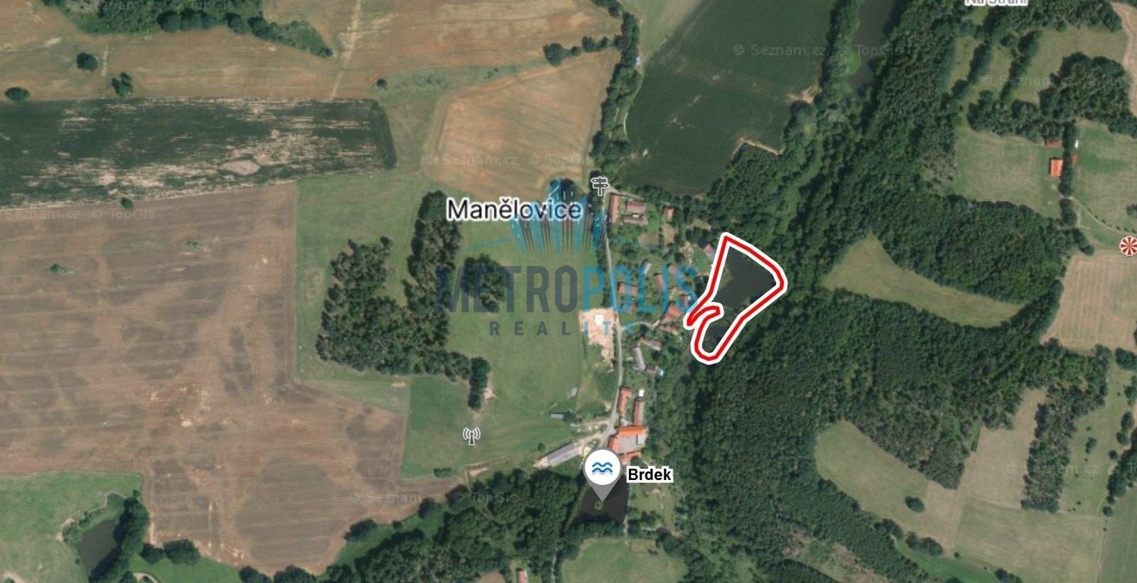 Rybník · 23 103 m² · Vrchotovy Janovice Manělovice - 3
