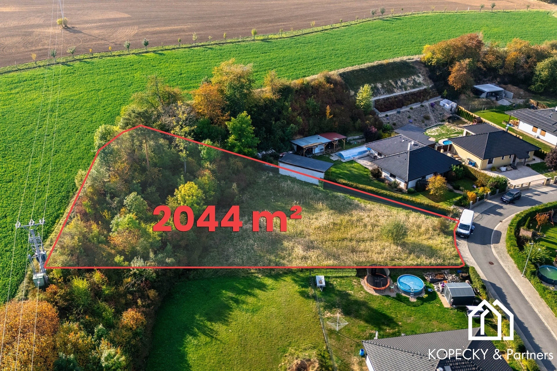 Pozemek pro bydlení, 2 044 m²