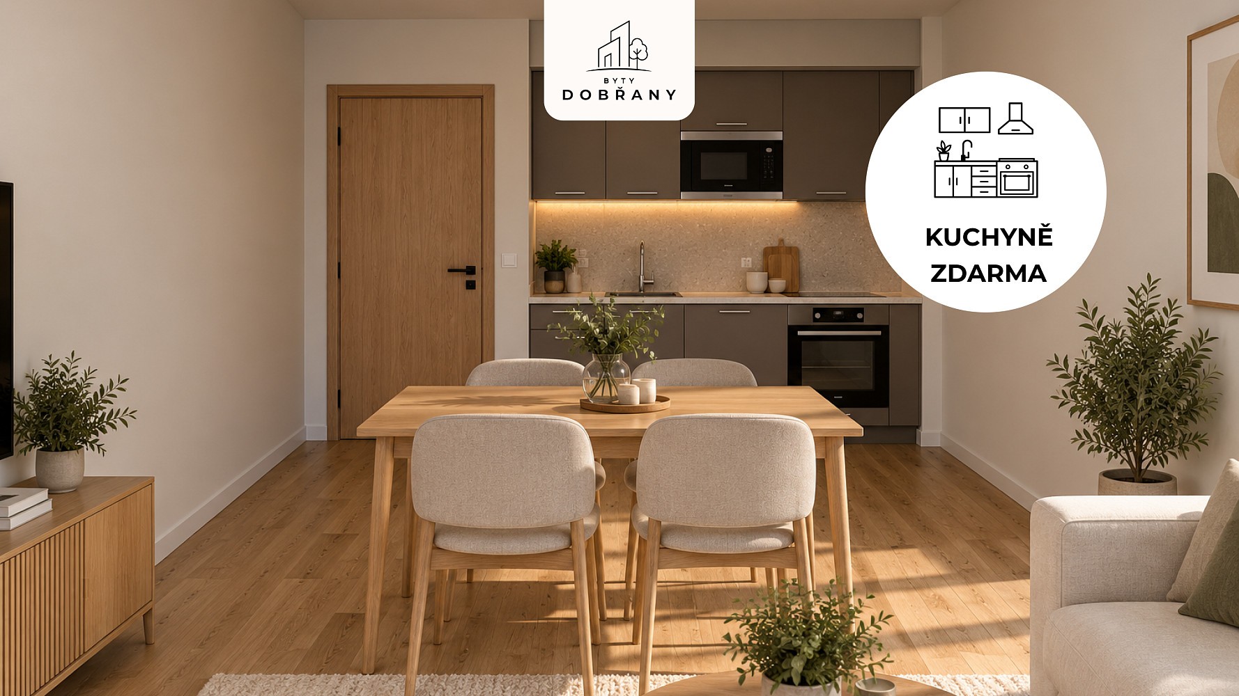 Byt 2+kk · 58 m² · Denksteinova, Dobřany, okres Plzeň-jih - 3