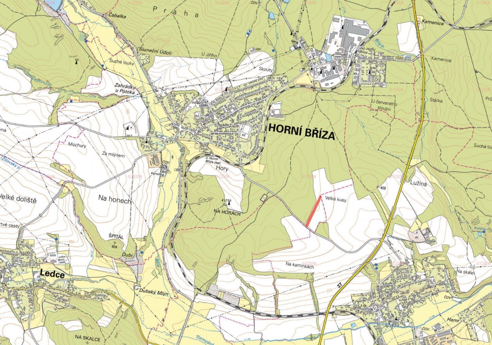 Prodej zemědělský pozemek - Horní Bříza