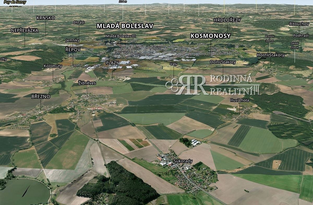 Prodej zemědělský pozemek - Sukorady, okres Mladá Boleslav, Středočeský kraj - 5