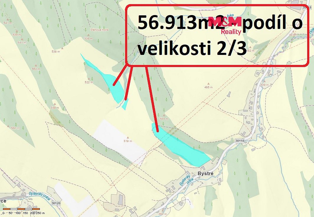 Louka, 56 913 m²