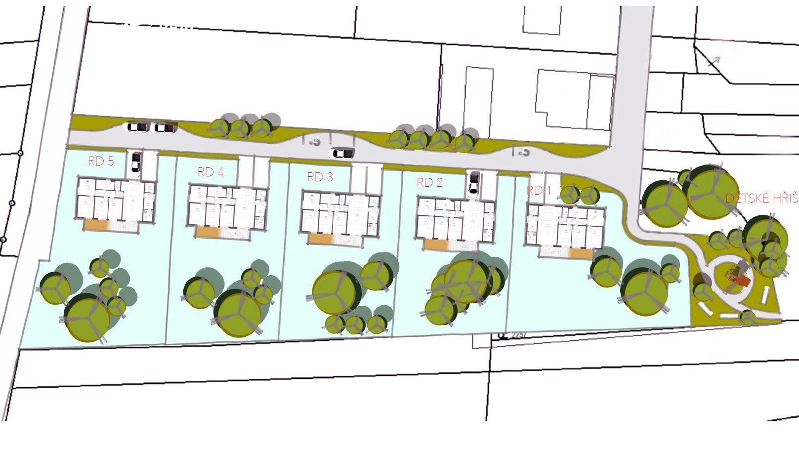 Pozemky pro bydlení, Velatice, 5 122 m²