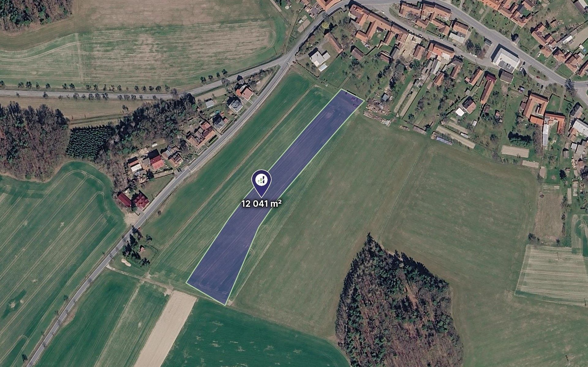Zemědělské pozemky, Hvozd, 8 833 m² - 1