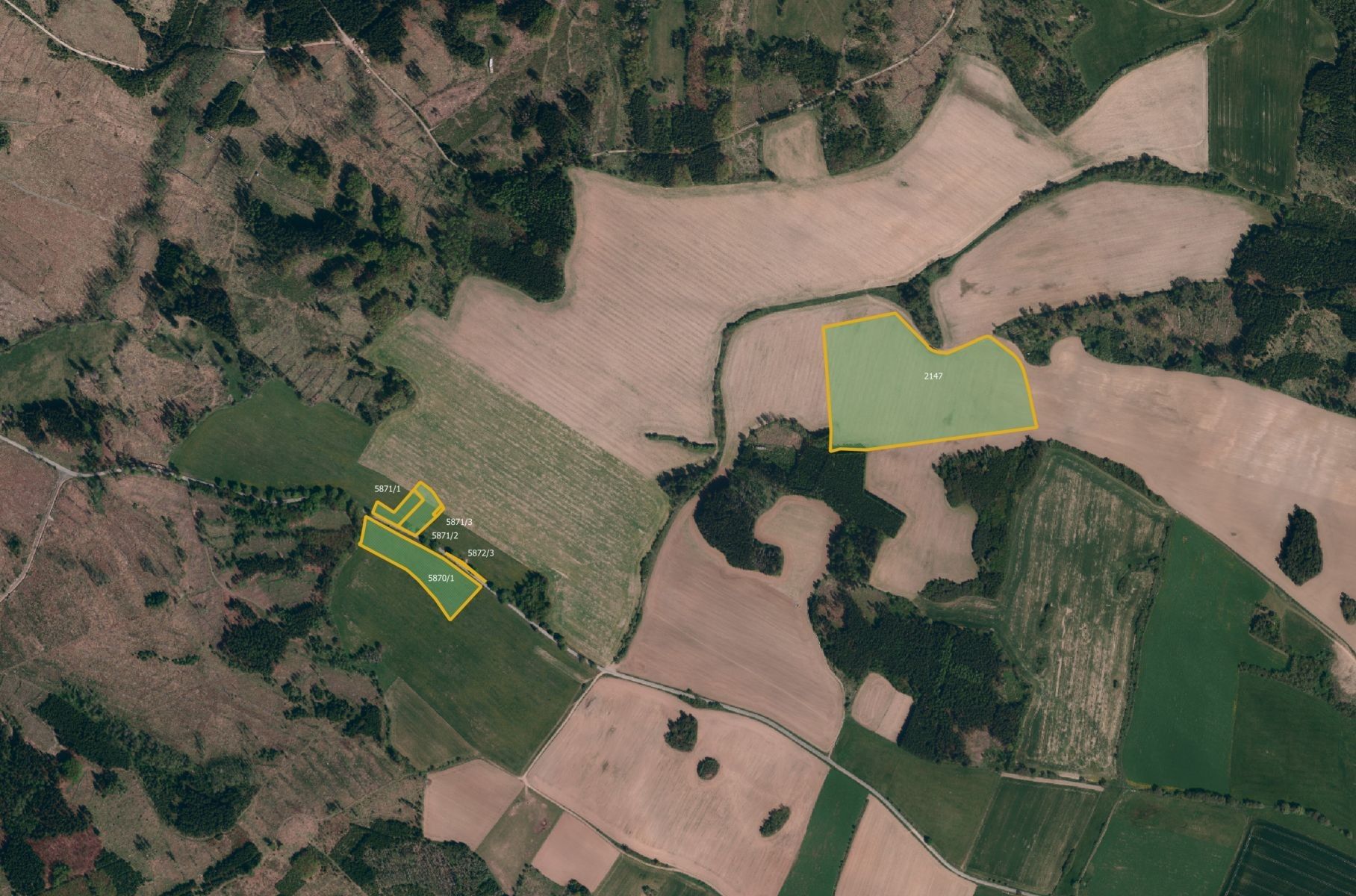 Zemědělský pozemek, 69 054 m²