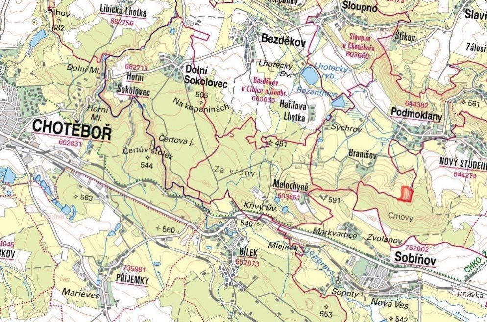 Prodej louka - Podmoklany