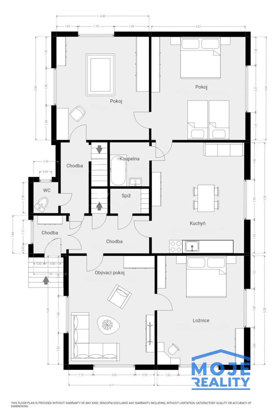Prodej rodinný dům - Černíč, Hradešice, 204 m²
