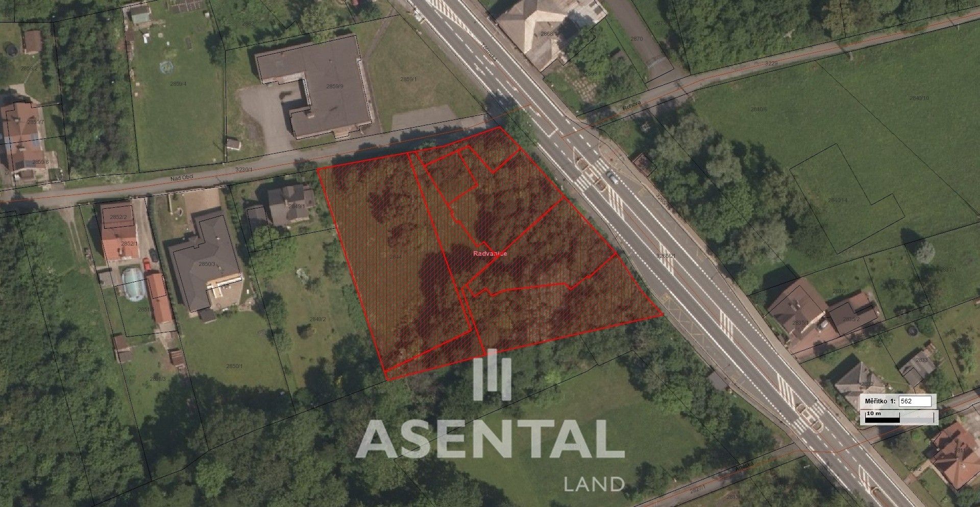 Prodej pozemek pro bydlení - Nad Obcí, Ostrava