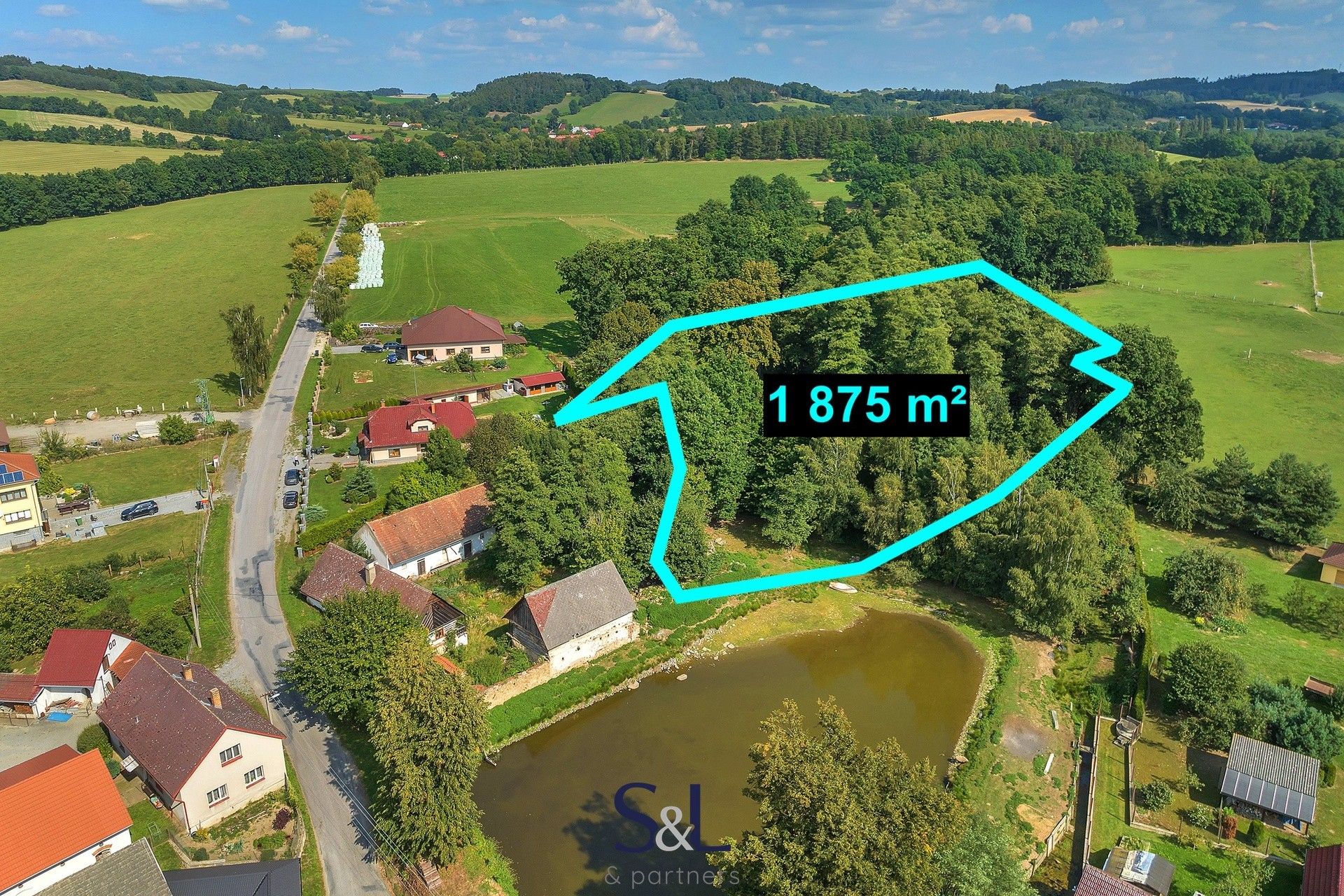 Prodej pozemek pro bydlení - Divišovice, Sedlec-Prčice, 1 875 m²