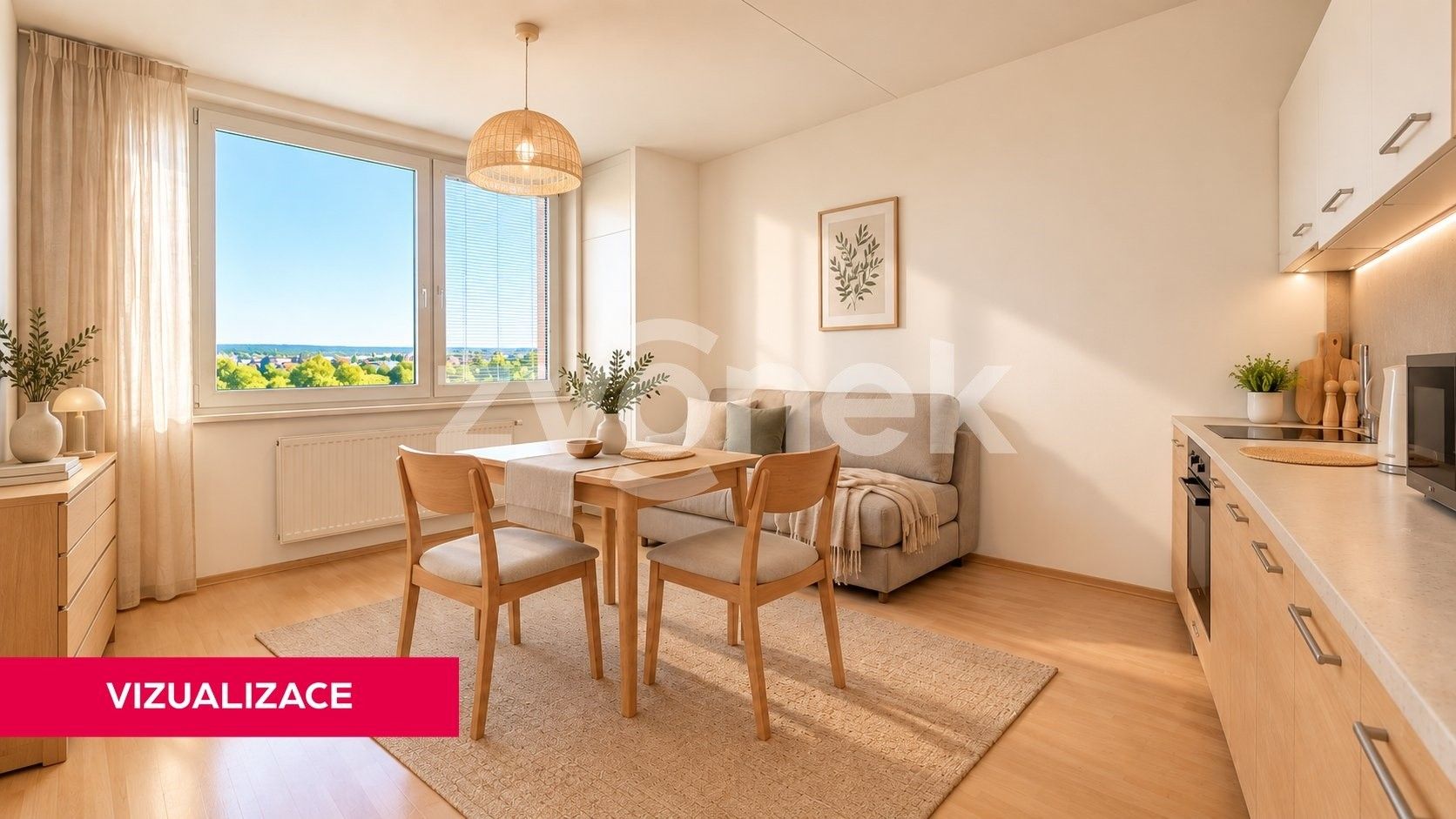 1+1, SNP, Otrokovice Kvítkovice, 35 m² - 2