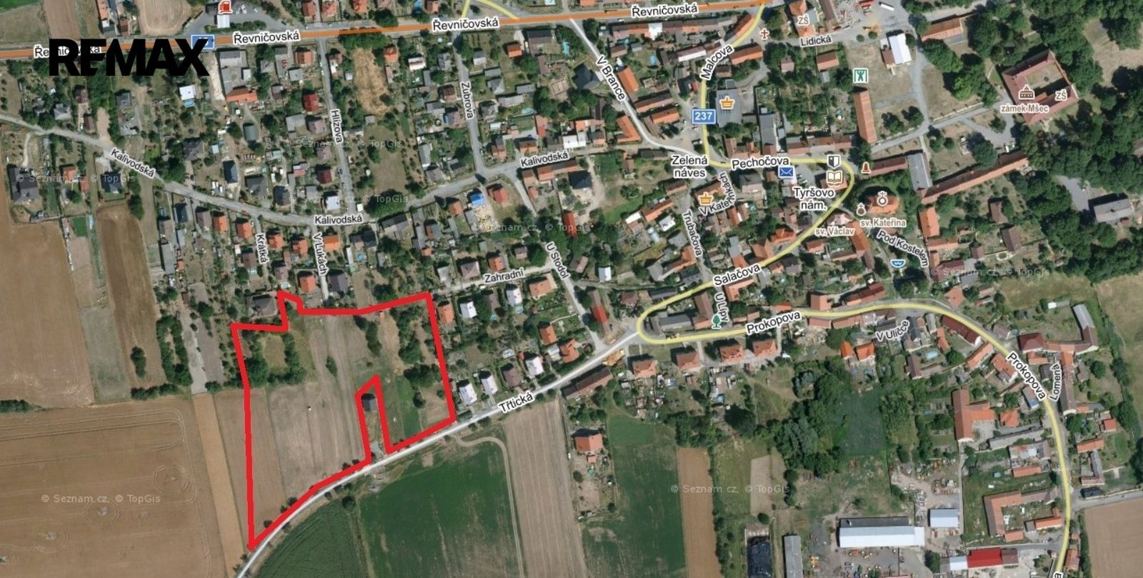 Pozemek pro bydlení · 822 m² · Mšec - 4