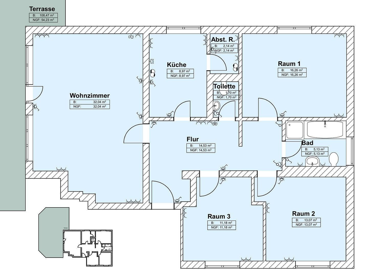 Kanceláře, , Sasko, 106 m² - 2