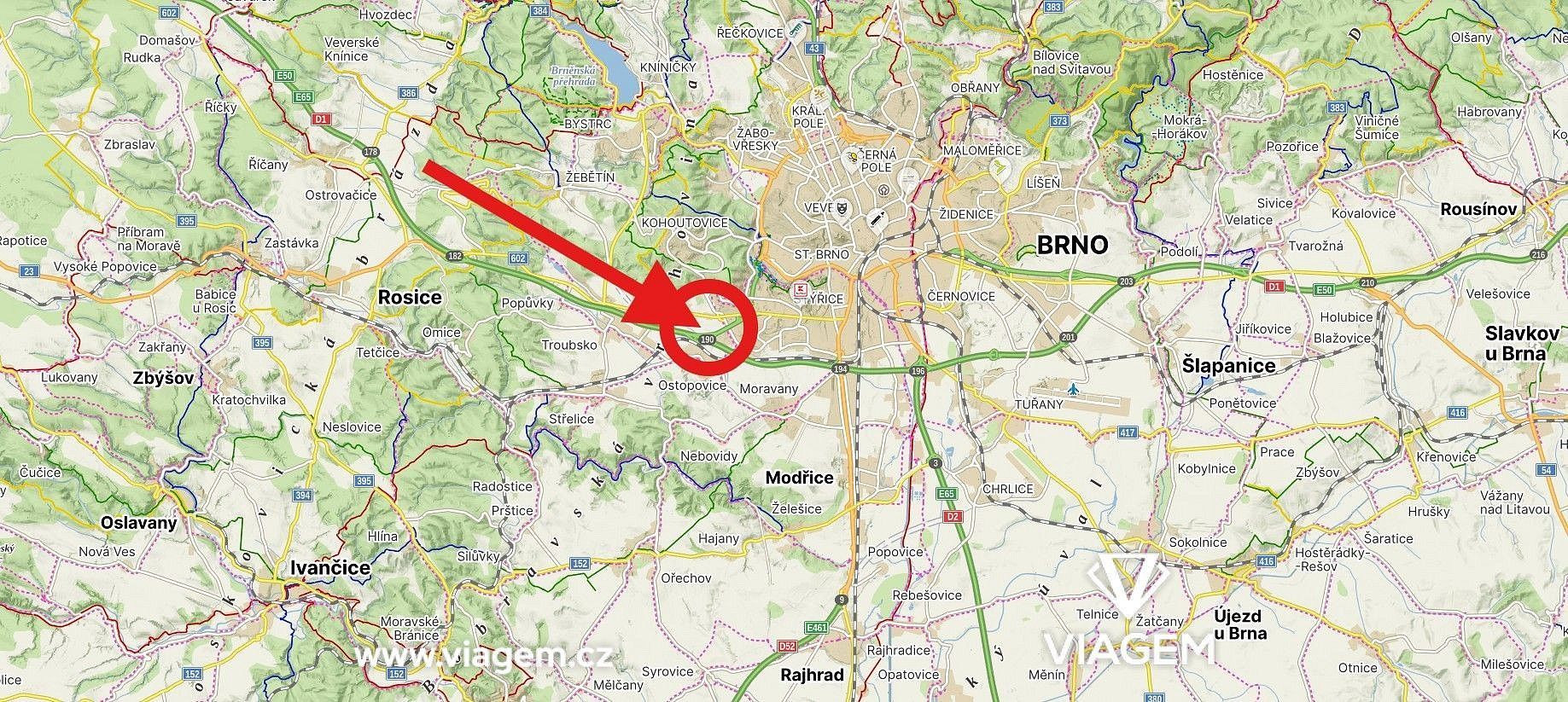 Zemědělské pozemky, Ostopovice, okres Brno-venkov, Jihomoravský kraj
