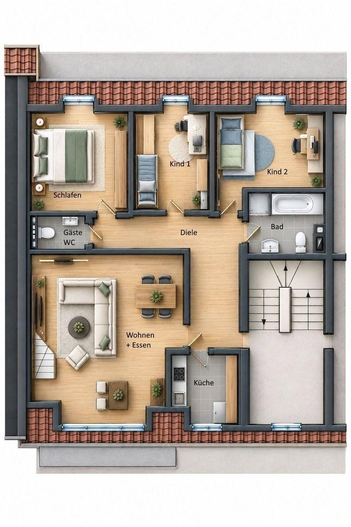 5+kk, , Severní Porýní-Vestfálsko, 129 m² - 2