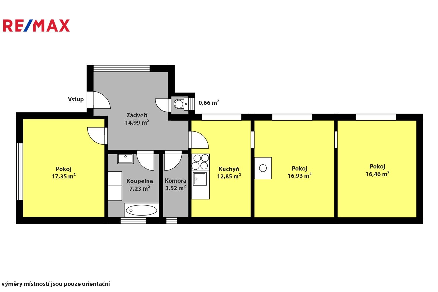 Prodej rodinný dům - Za Velenkou, Vrbice, 90 m²