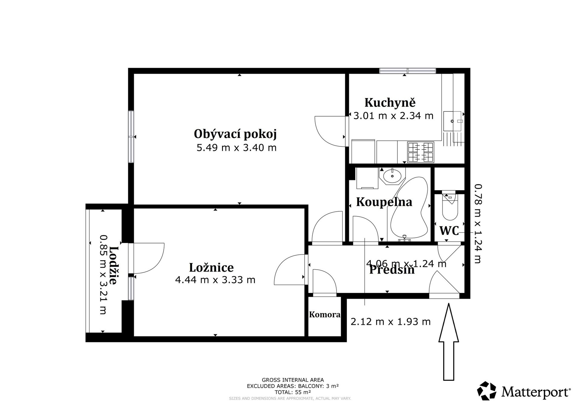 2+1, Jana Drdy 490, Příbram VII, 52 m² - 2