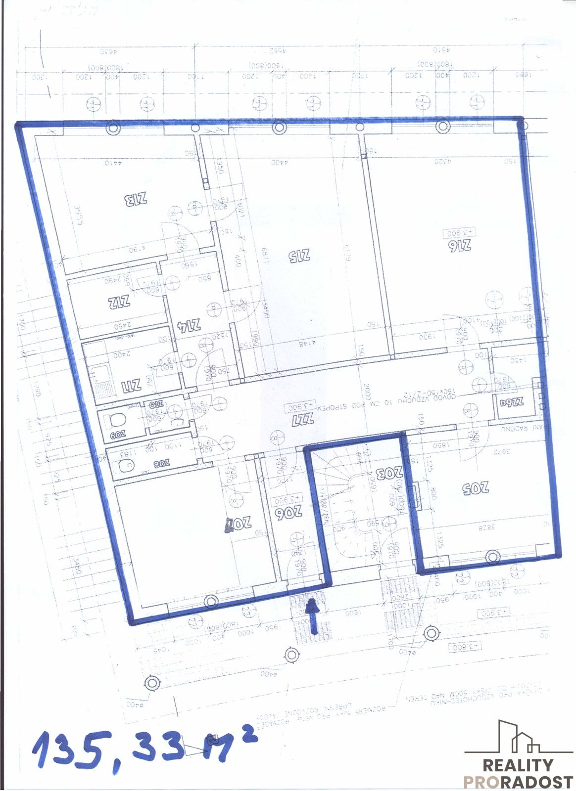 Kanceláře, Pod Hradbami, Velké Meziříčí, 135 m² - 2