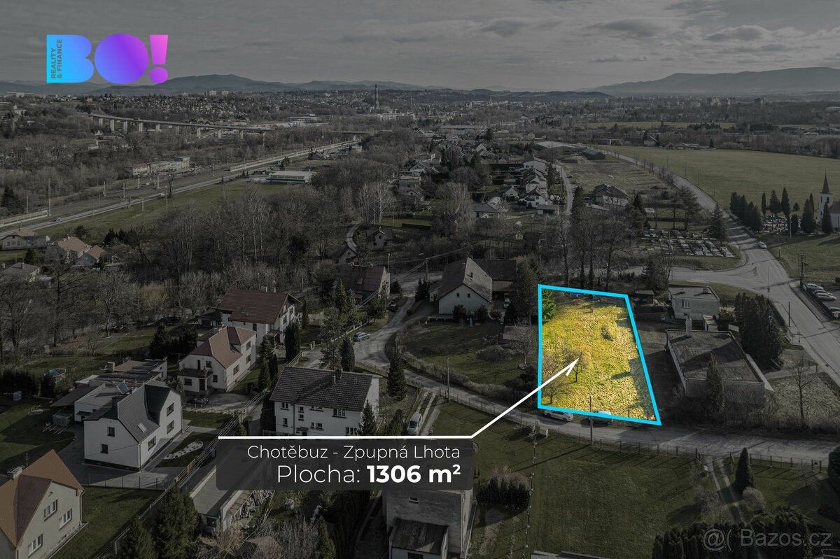 Prodej pozemek - Chotěbuz, 735 61, 1 306 m²
