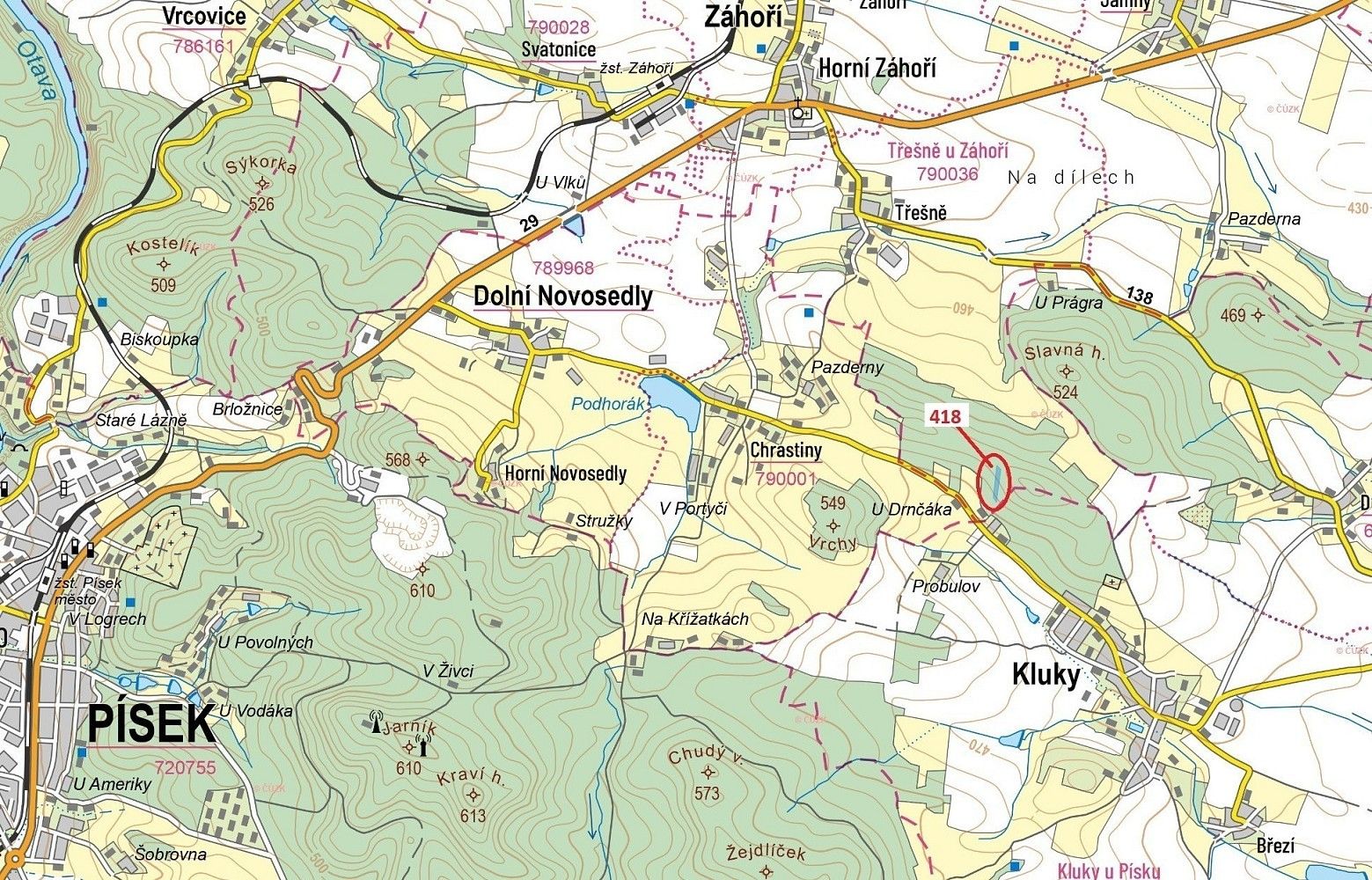 Lesy, Kluky, okres Písek, Jihočeský kraj - 1