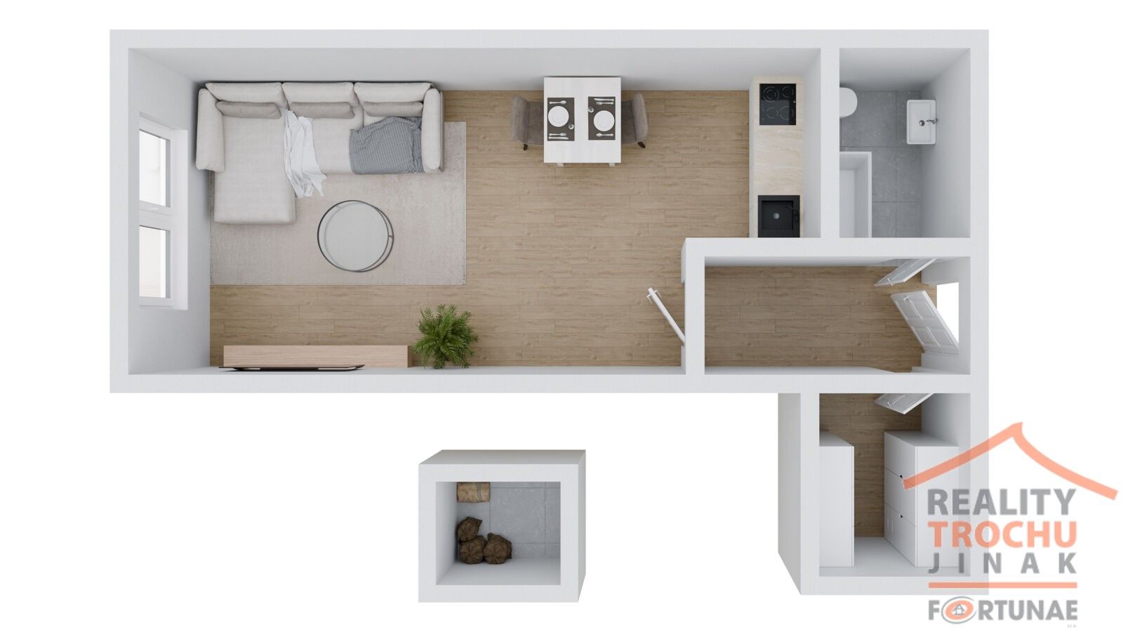 Byt 1+kk · 32 m² · Milady Horákové, Hradec Králové Nový Hradec Králové - 3
