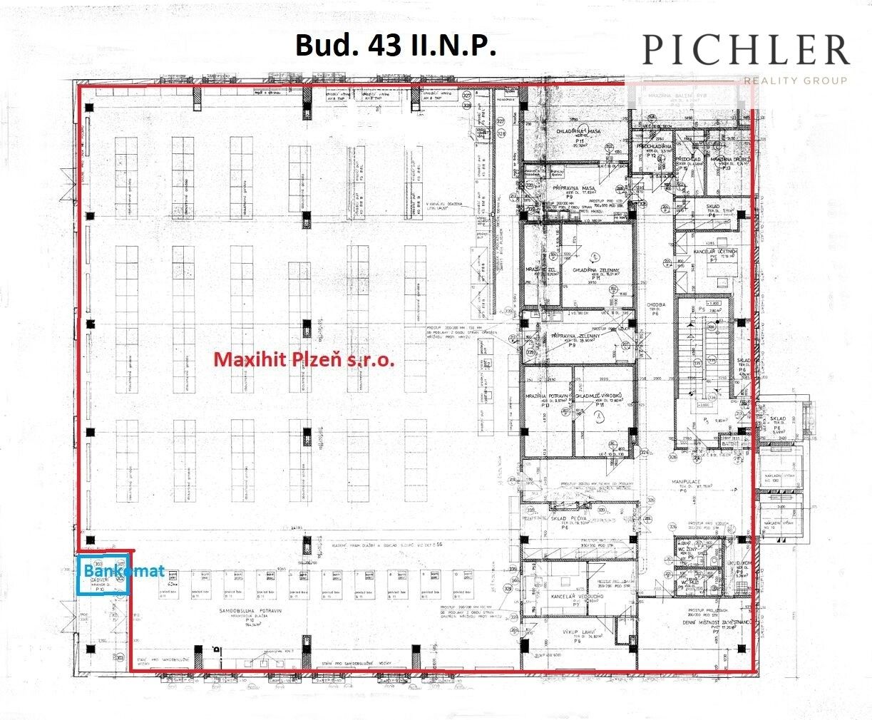 Obchodní prostory, Žlutická, Plzeň Bolevec, 1 146 m² - 2