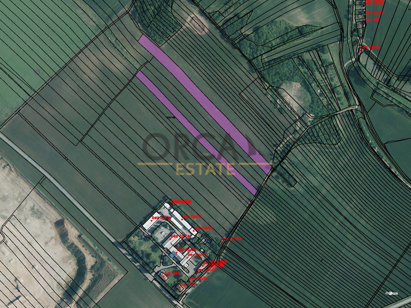 Zemědělské pozemky, Hrušovany u Brna, okres Brno-venkov, Jihomoravský kraj - 1