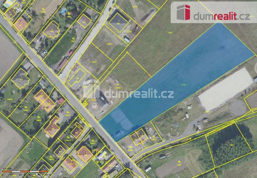 Prodej pozemek pro bydlení - Záryby, 7 389 m²