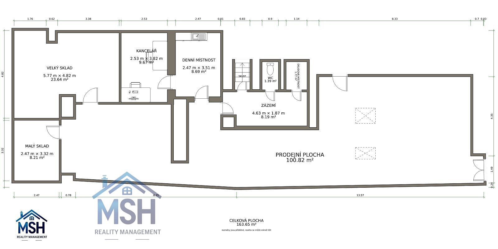 Obchodní prostory · 160 m² · Palackého, Praha 1 - Nové Město - 4